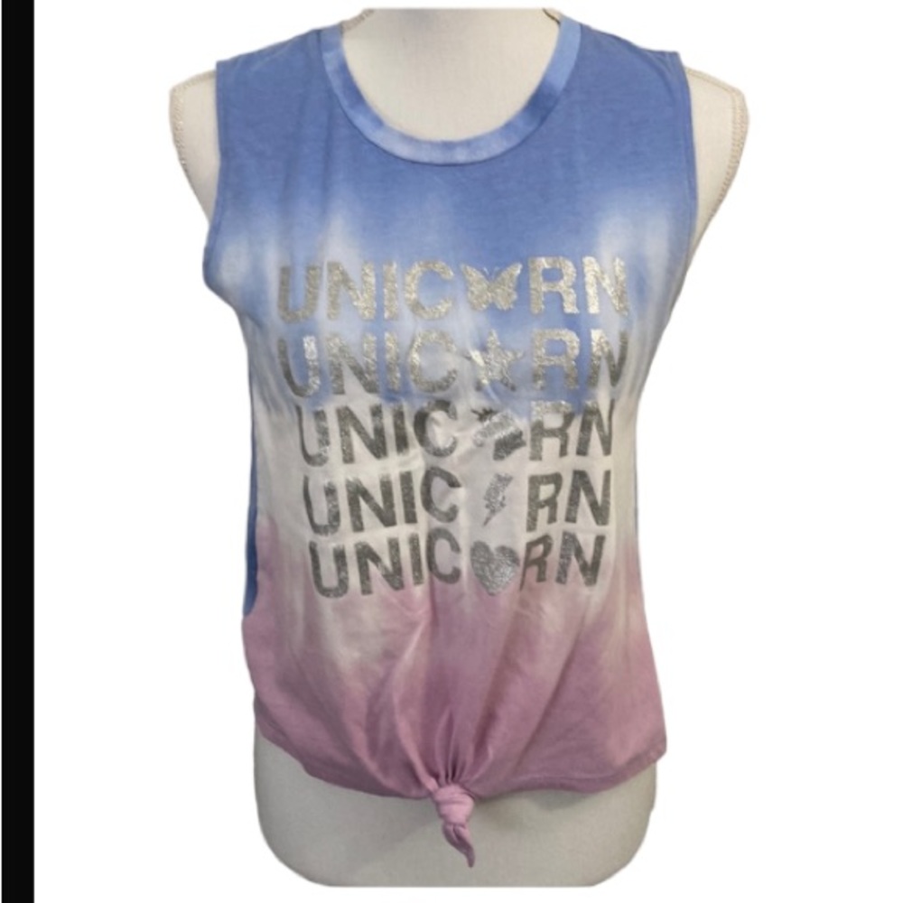 🥭(4 for $15) WonderNation Girls Tank Tie-Dye Print